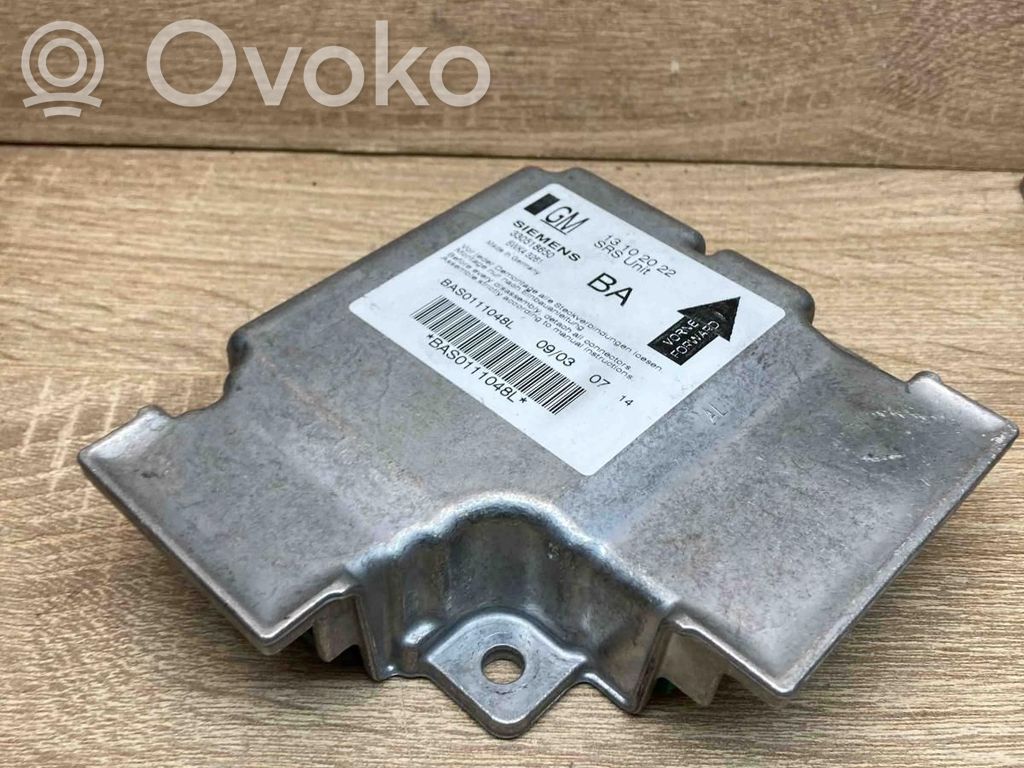 Opel Vectra C Centralina/modulo airbag 