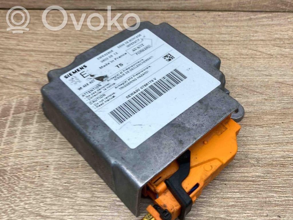 Peugeot 307 Module de contrôle airbag