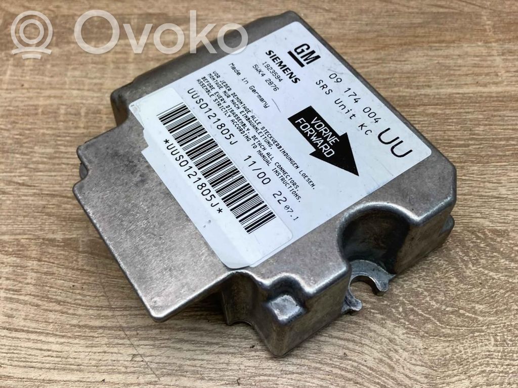 Sterownik / Moduł Airbag   09174004,5WK42876USED,UU