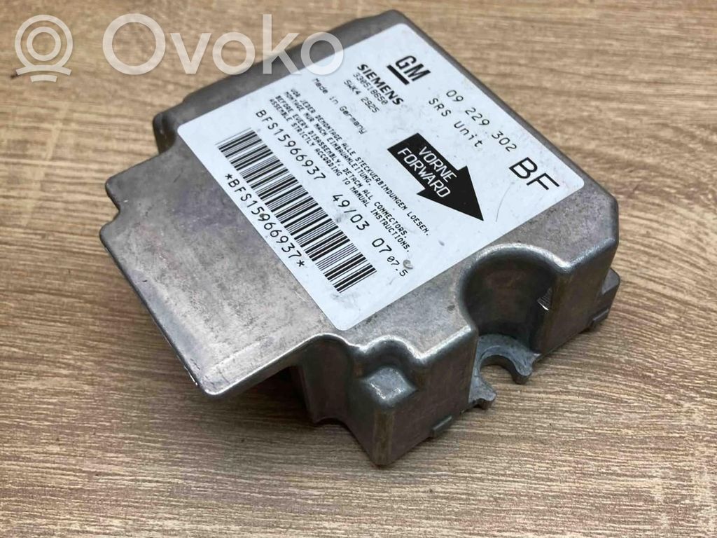 Opel Astra G Centralina/modulo airbag 