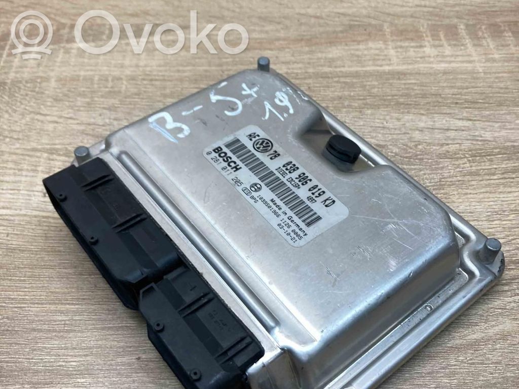 Skoda Superb B5 (3U) Unitate control motor/modul ECU 