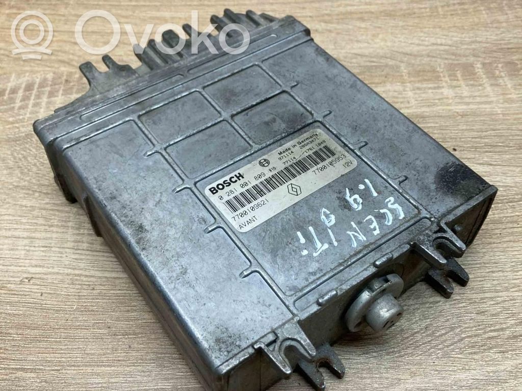 Engine control unit/module ECU   7700105953,0281001809