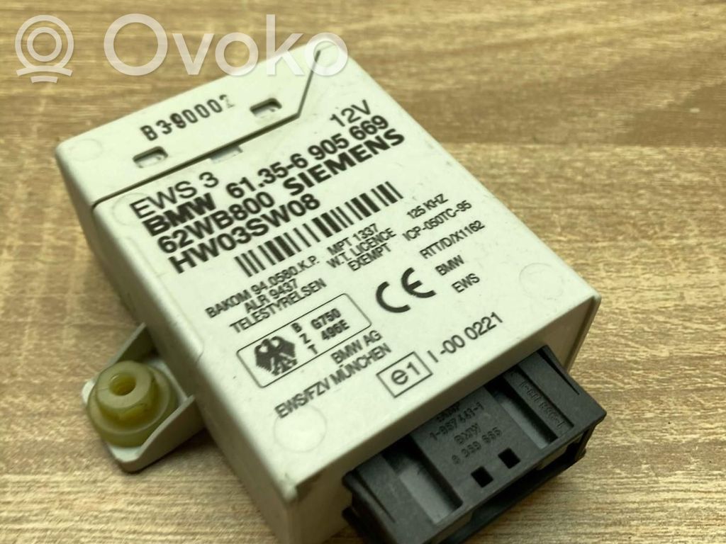 Immobilizer control unit/module   6905669,62WB800