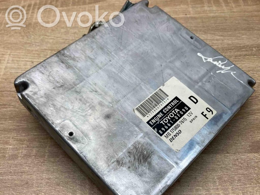 Toyota Corolla Verso AR10 Engine control unit/module ECU 