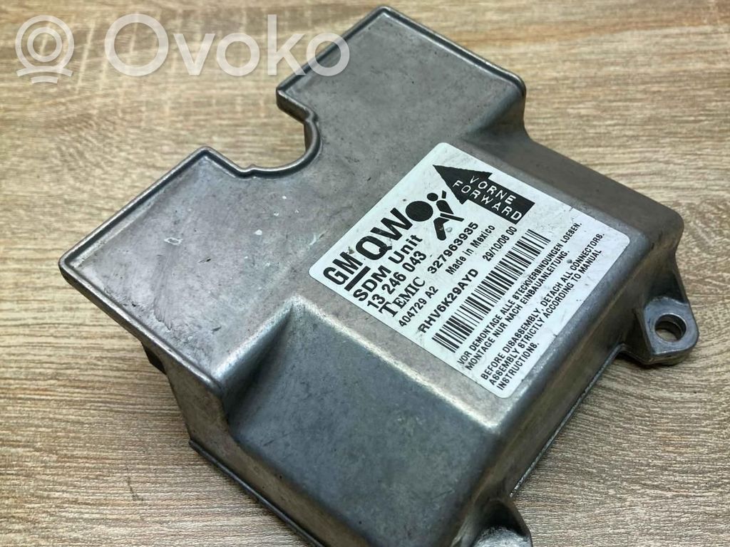 Opel Astra H Unitate/modul de comandă airbaguri 