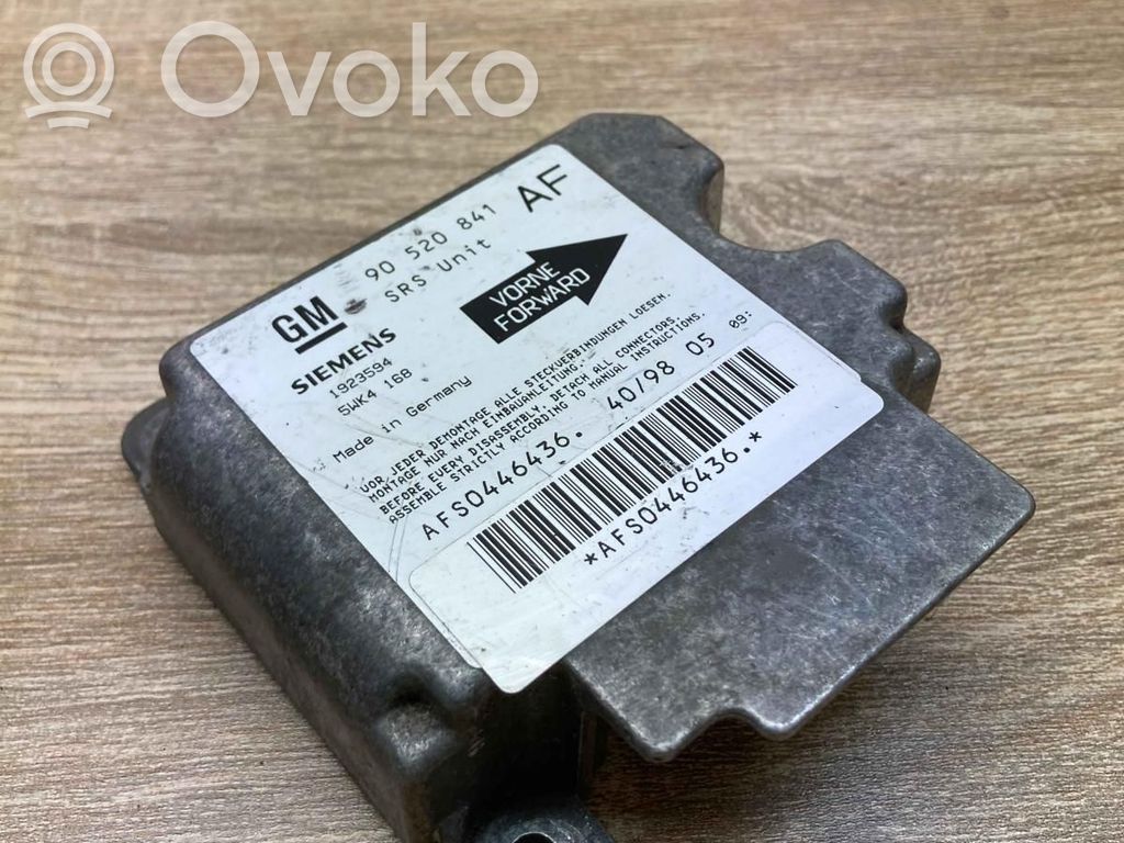 Opel Astra G Unitate/modul de comandă airbaguri 