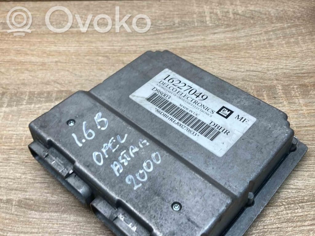 Opel Astra G Komputer / Sterownik ECU silnika 