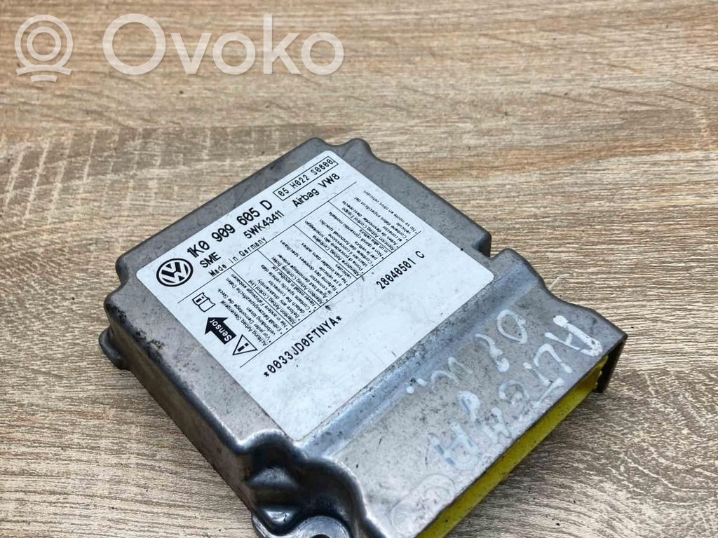 Volkswagen Golf V Unitate/modul de comandă airbaguri 