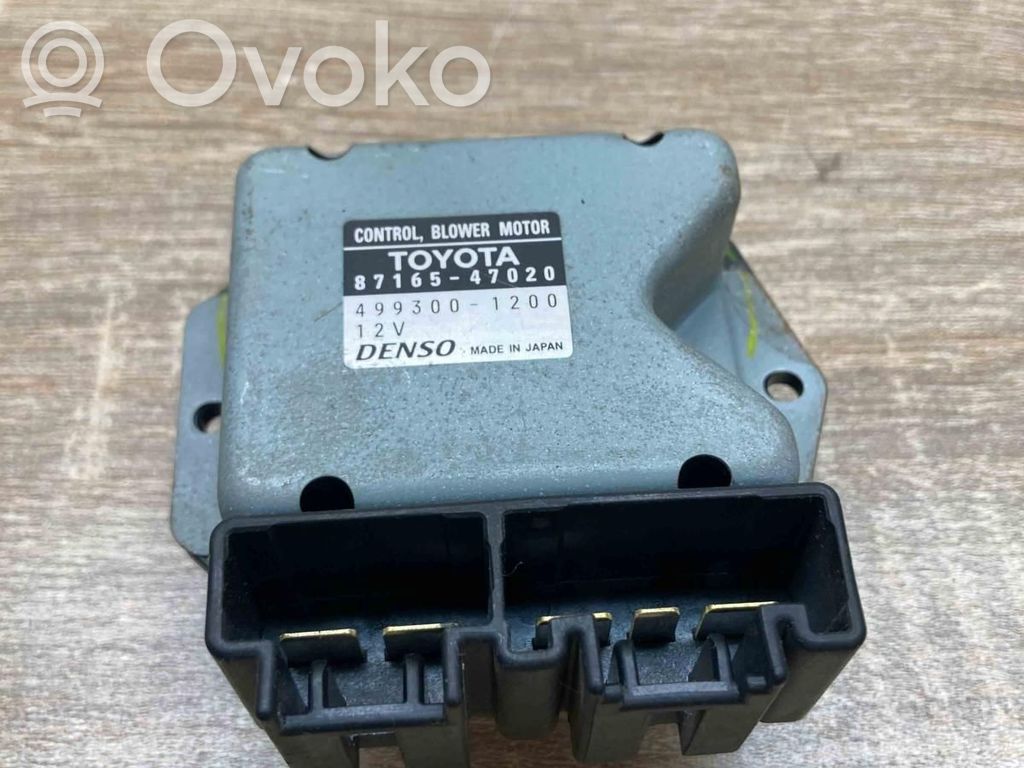 Toyota Prius (XW20) Relè della ventola di raffreddamento