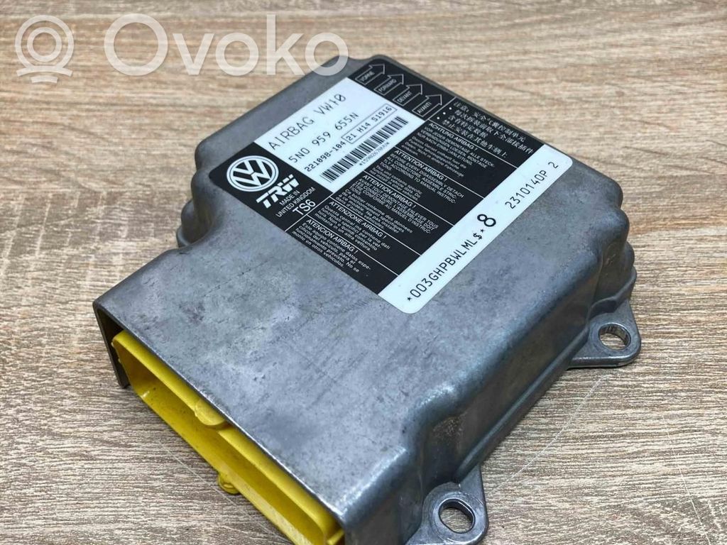 Volkswagen PASSAT B6 Sterownik / Moduł Airbag 