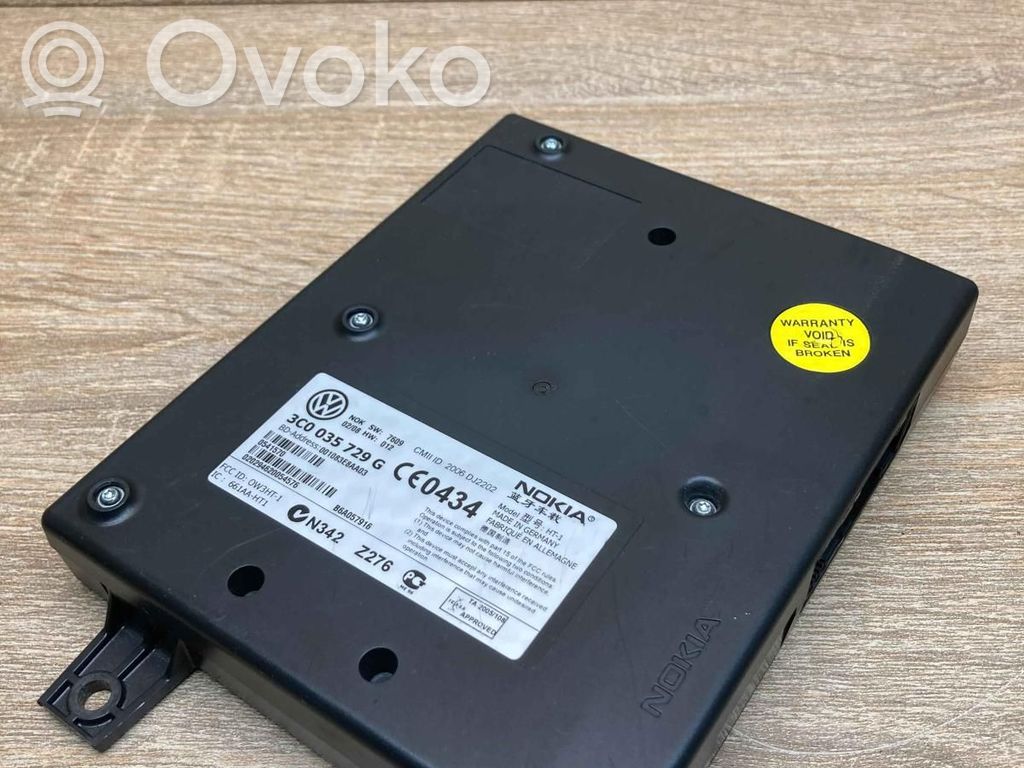 Unité de commande, module téléphone   3C0035729G