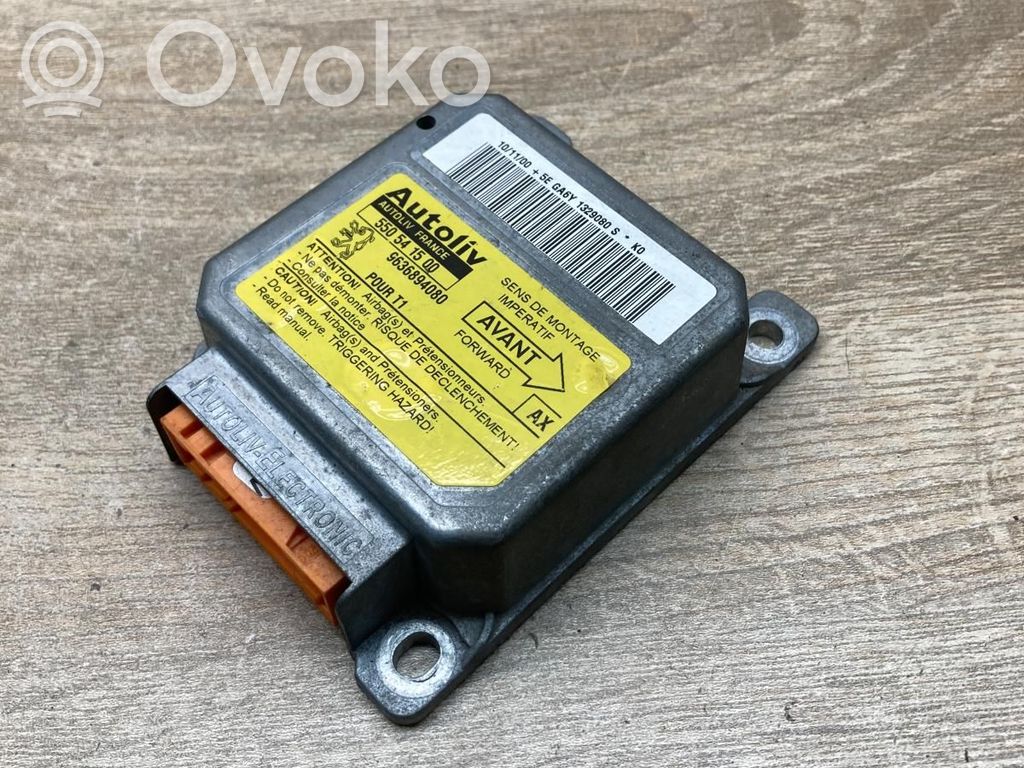Centralina/modulo airbag   9636894080,550541500
