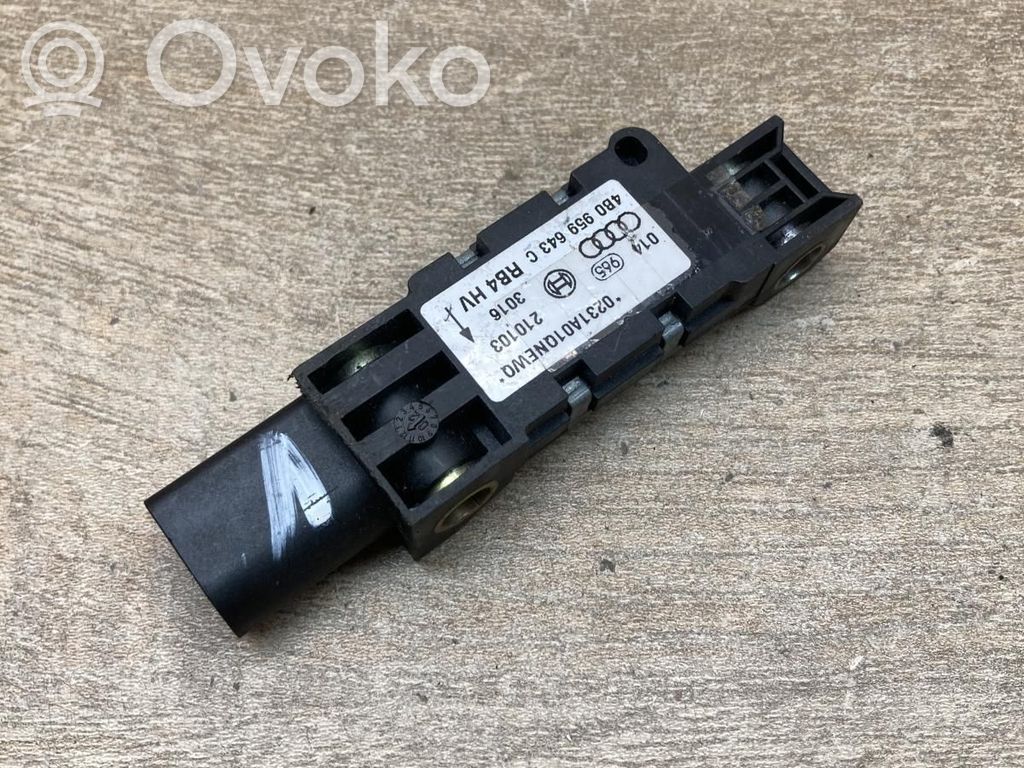 Audi A6 S6 C5 4B Sensore d’urto/d'impatto apertura airbag