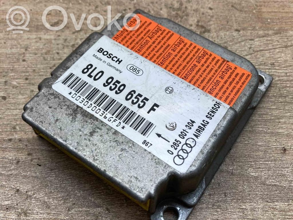 Audi A3 S3 8L Unitate/modul de comandă airbaguri