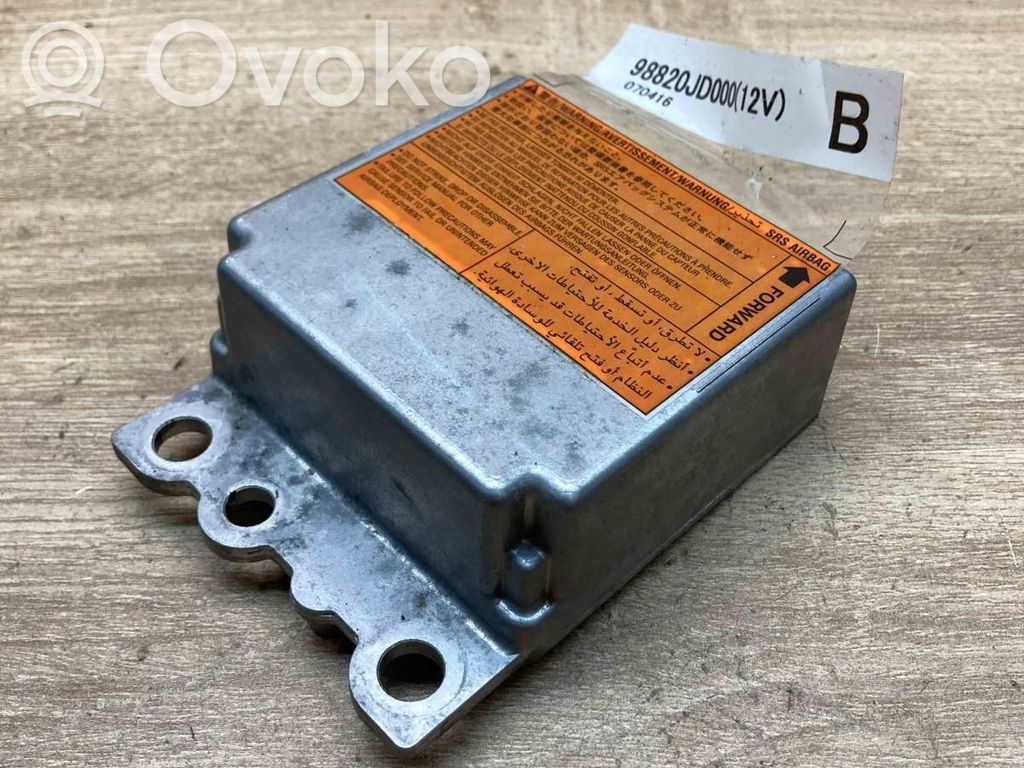 Nissan Qashqai Sterownik / Moduł Airbag 
