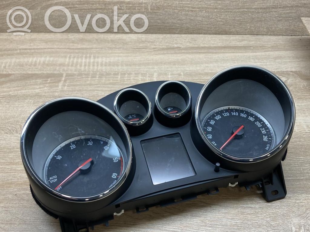 Opel Astra J Tachimetro (quadro strumenti) 