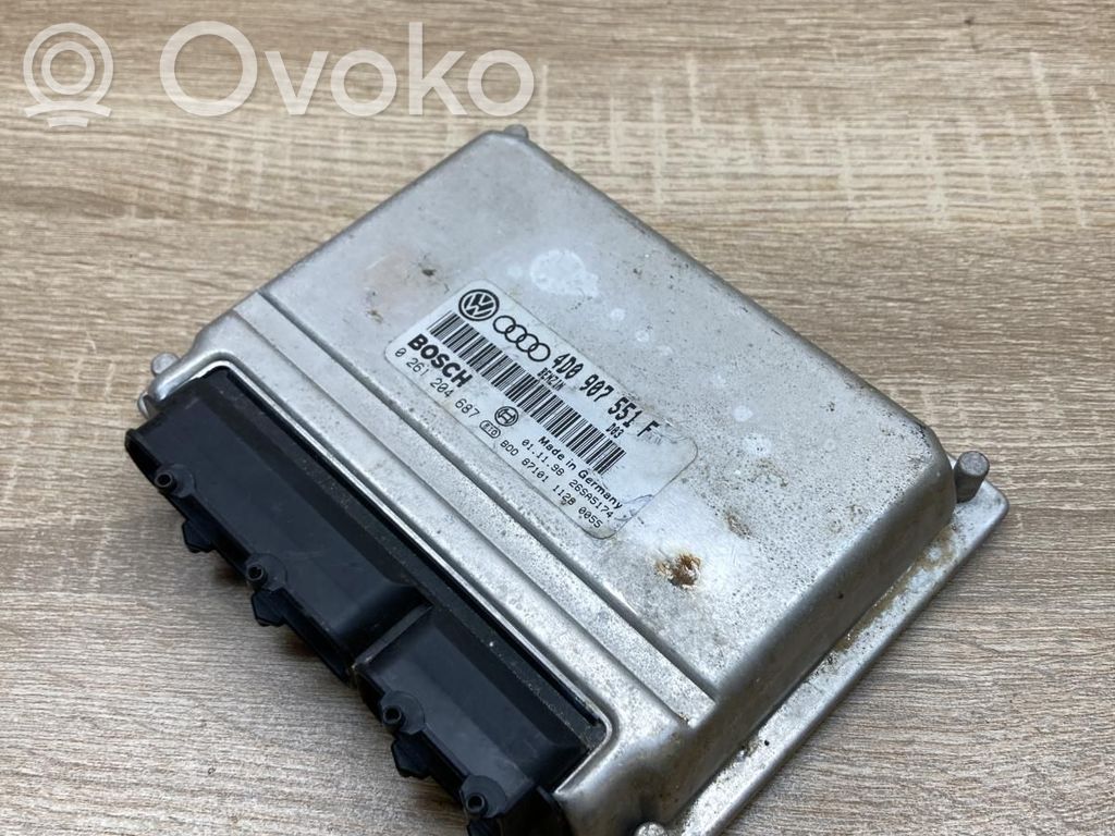 Engine control unit/module ECU   4D0907551F,0261204687