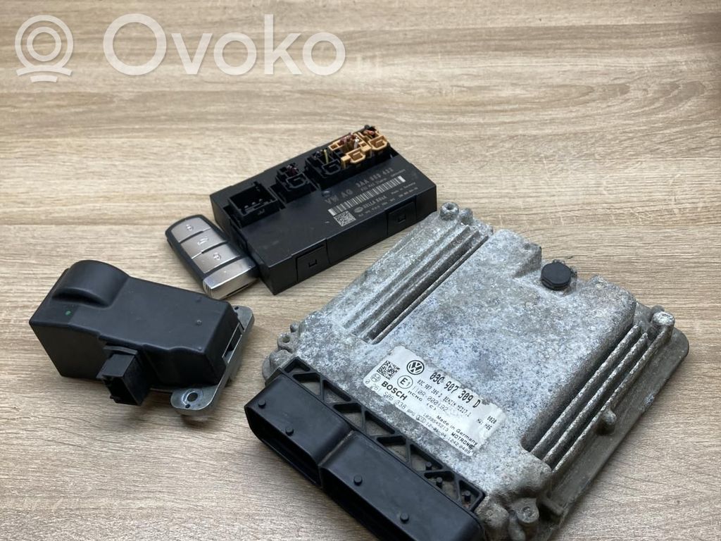 Volkswagen PASSAT B7 Kit cu ECU motor și set închidere uși 