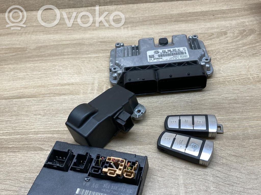 Volkswagen PASSAT B6 Engine ECU kit and lock set 