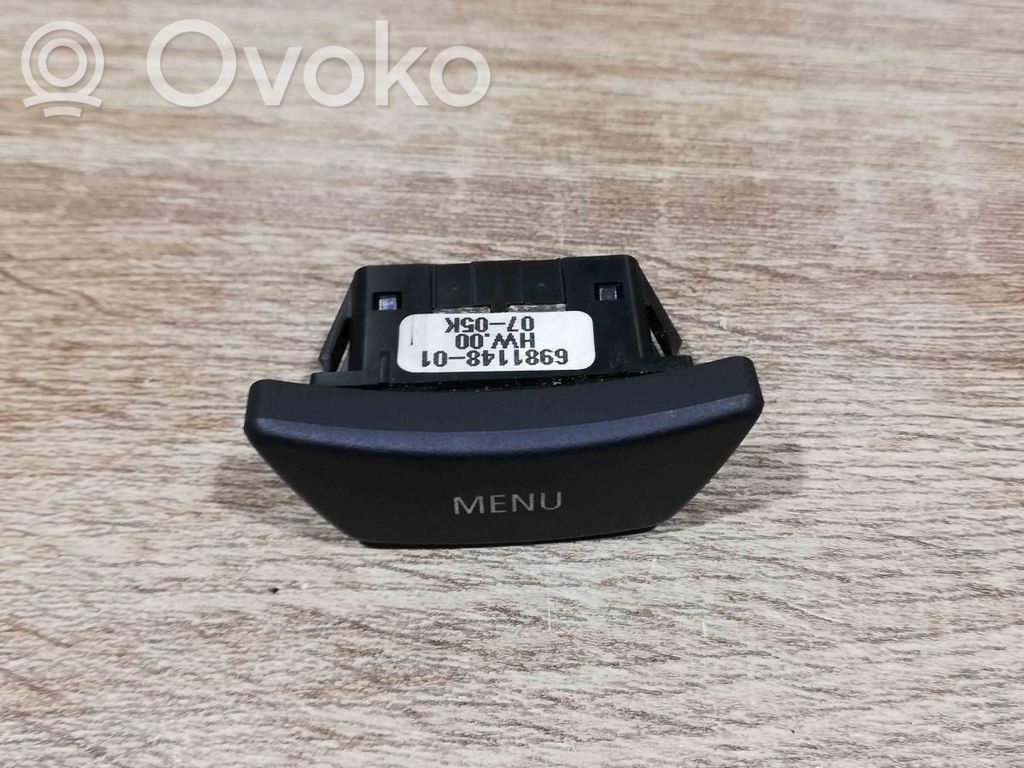 BMW 5 E60 E61 Interruttore di controllo del computer di bordo 