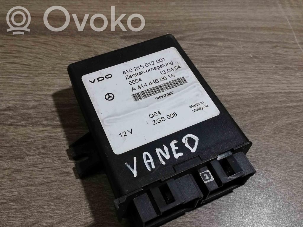 Mercedes-Benz Vaneo W414 Centralina/modulo chiusura centralizzata portiere