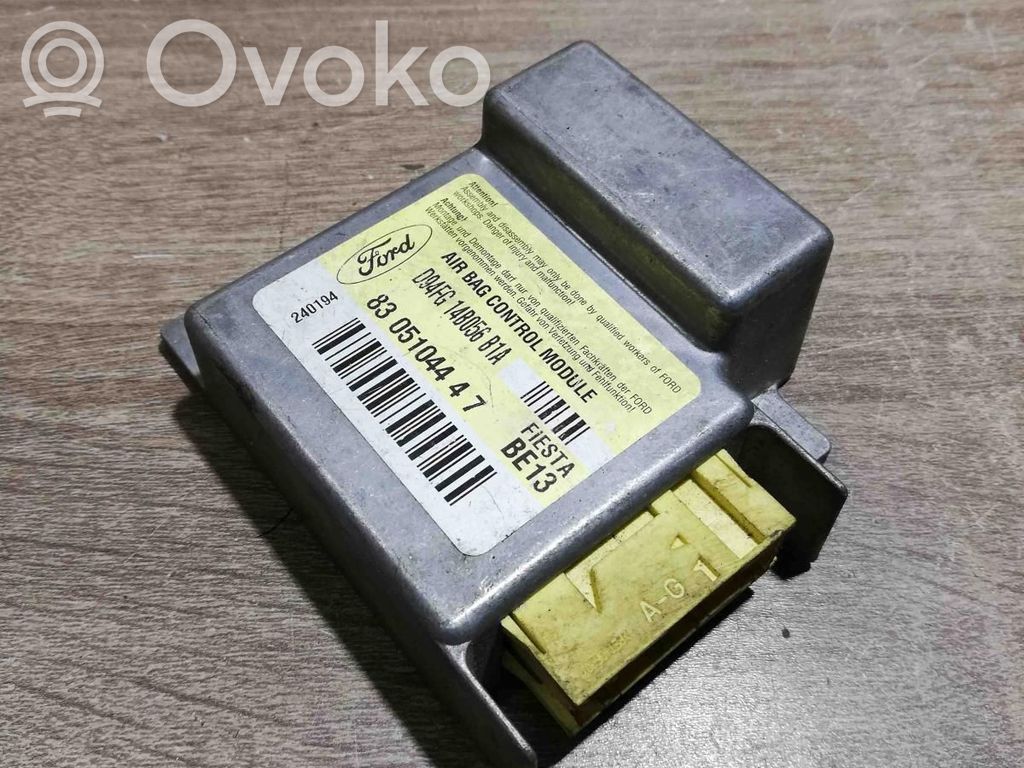 Ford Fiesta Unidad de control/módulo del Airbag 