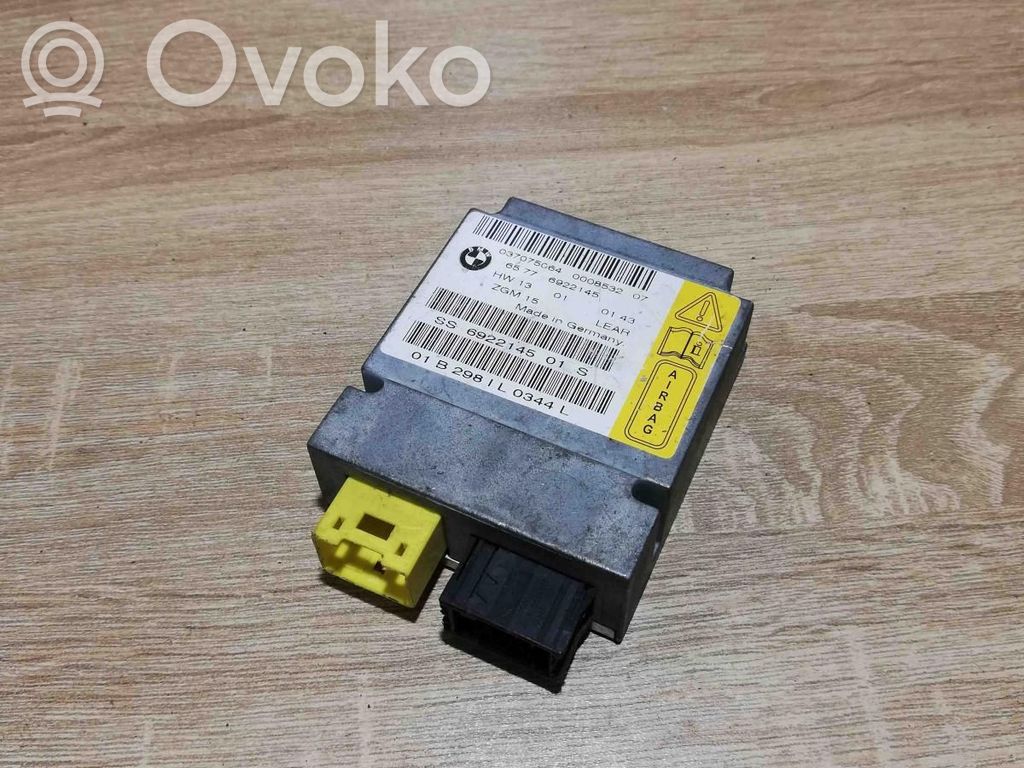 Unidad de control/módulo del Airbag   6922145