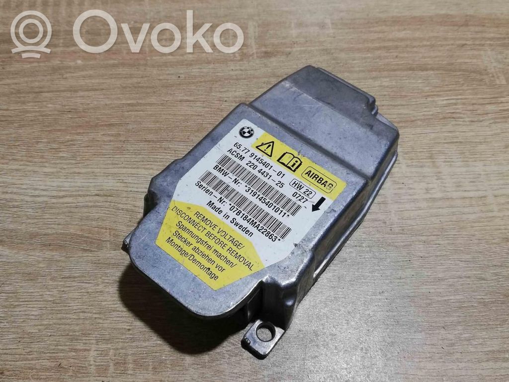 BMW 5 E60 E61 Unitate/modul de comandă airbaguri 