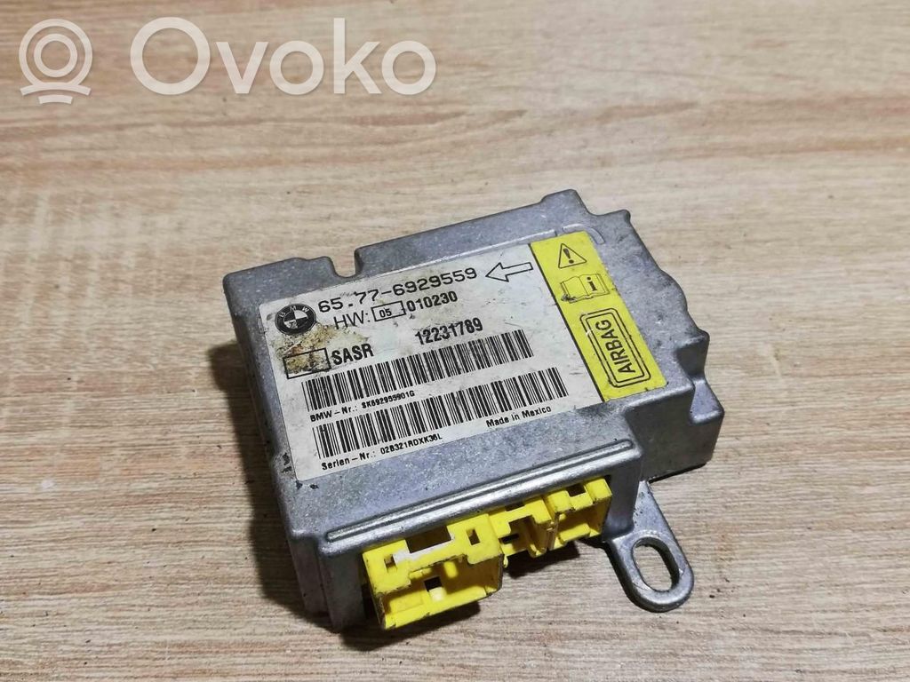 Unidad de control/módulo del Airbag   6929559