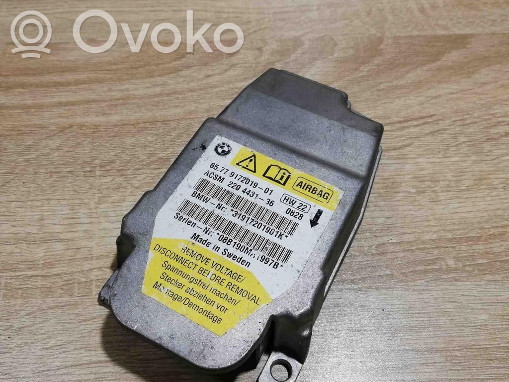 Airbag control unit/module   9172019