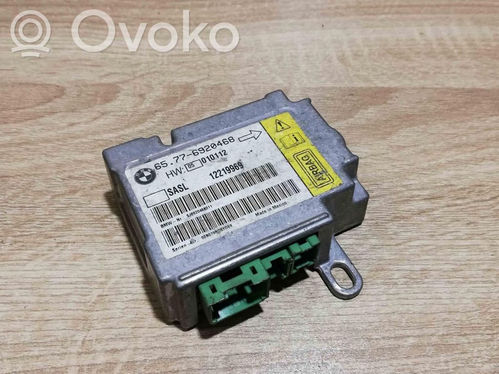 Unidad de control/módulo del Airbag   6920468