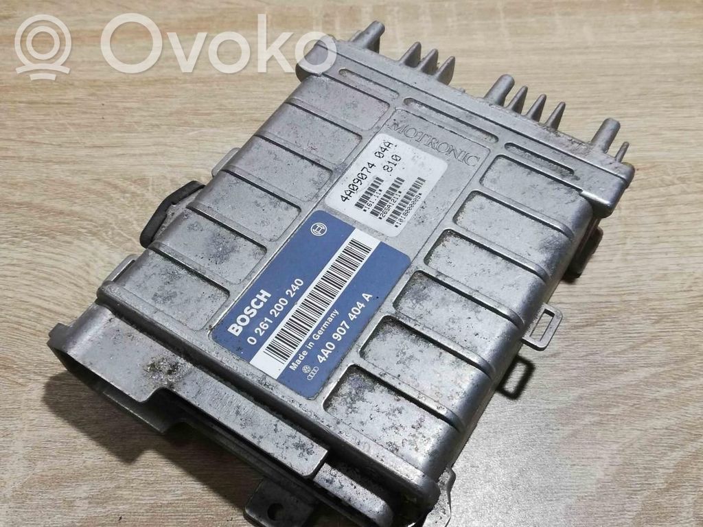 Engine control unit/module ECU   4A0907404A,0261200240