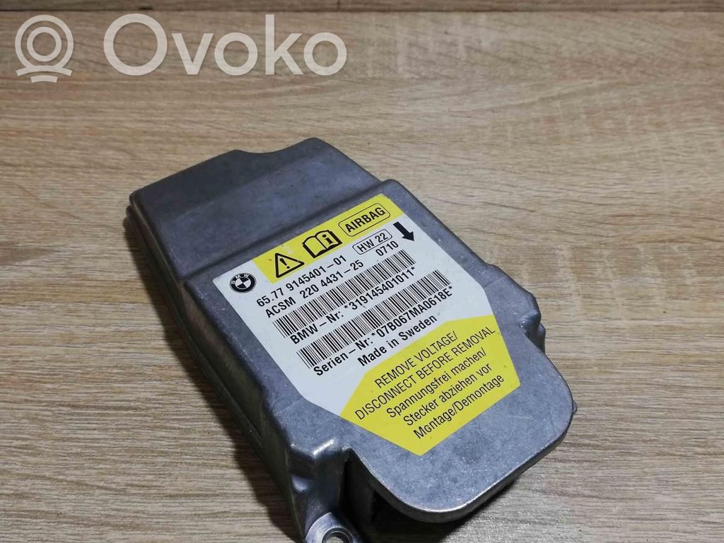 Unidad de control/módulo del Airbag   9145401