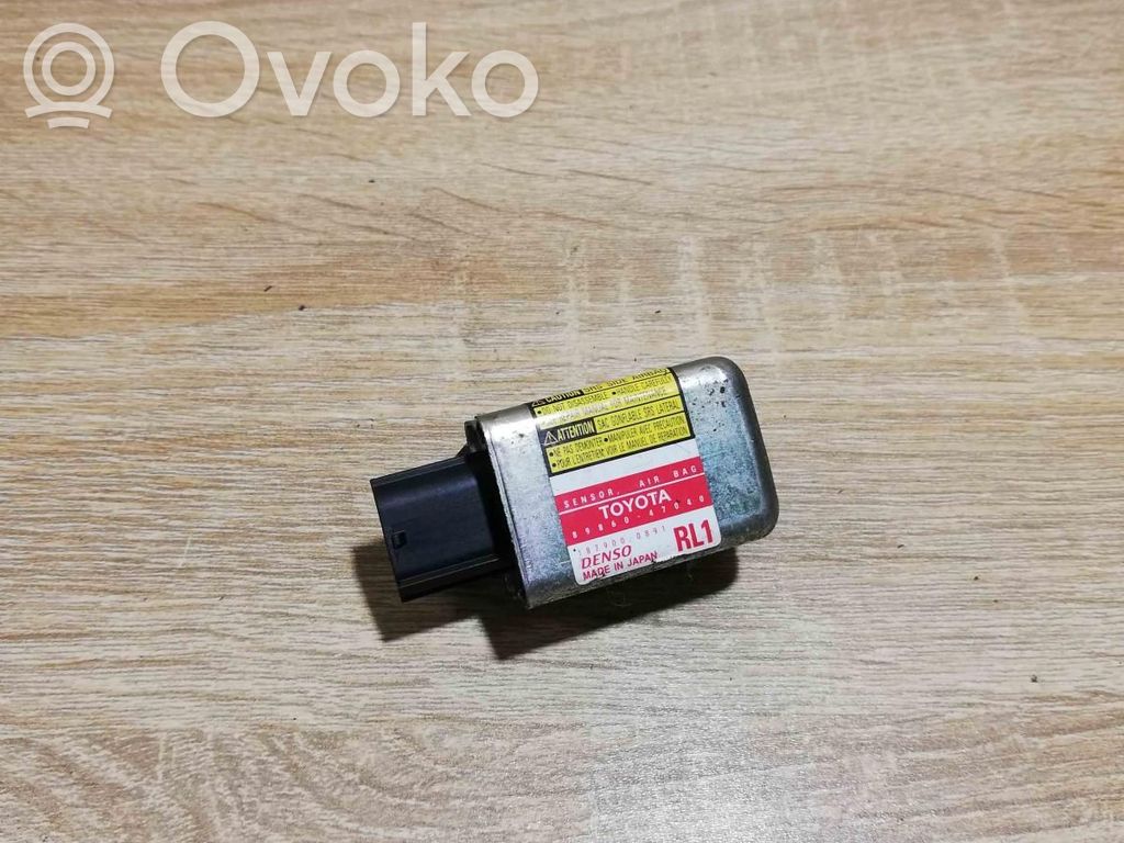 Toyota Prius (XW20) Sensore d’urto/d'impatto apertura airbag 