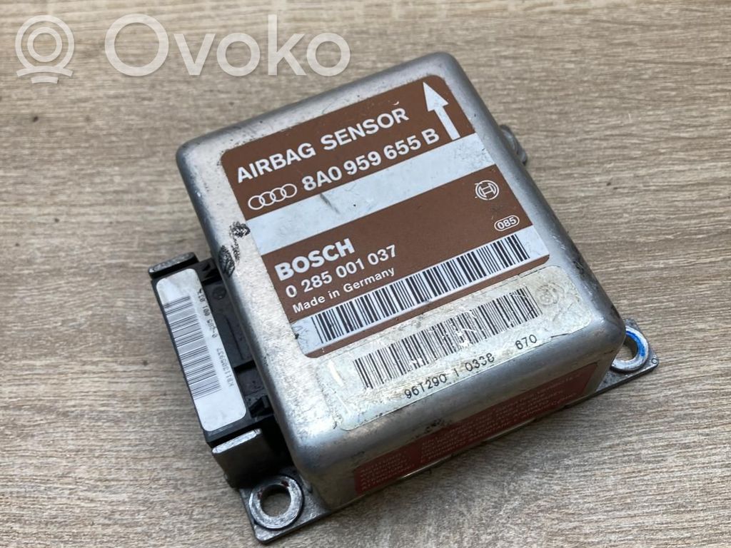 Unidad de control/módulo del Airbag   8A0959655B,0285001037
