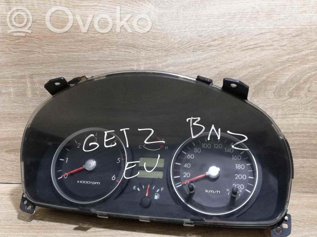 Hyundai Getz Vitezometru (grup de instrumente) 