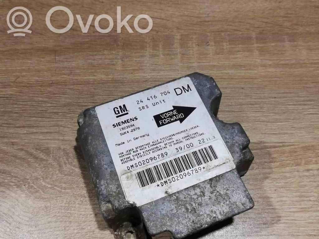 Opel Zafira A Unitate/modul de comandă airbaguri