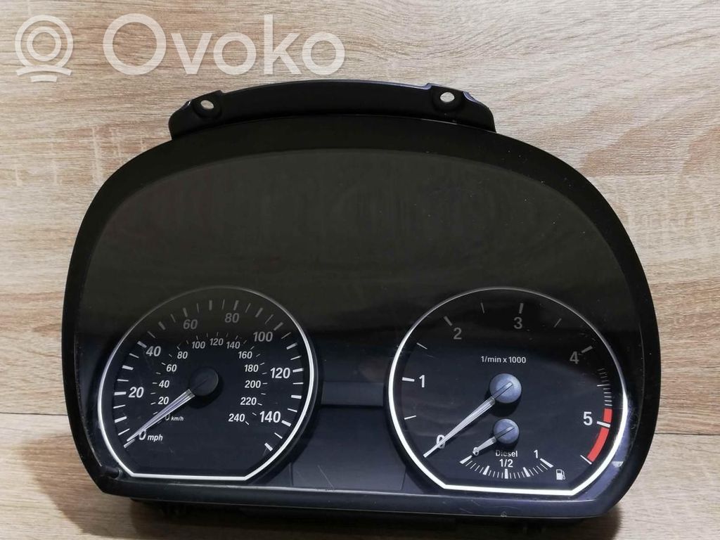 BMW 1 E81 E87 Geschwindigkeitsmesser Cockpit 