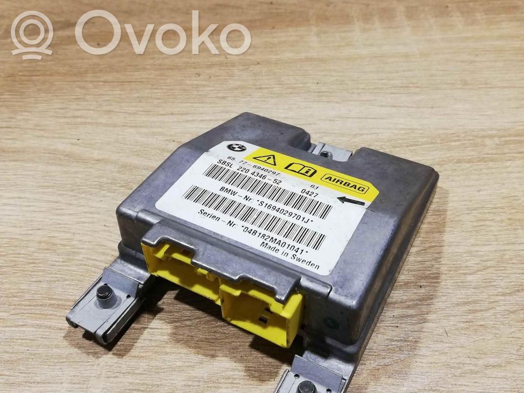 BMW 5 E60 E61 Unitate/modul de comandă airbaguri 