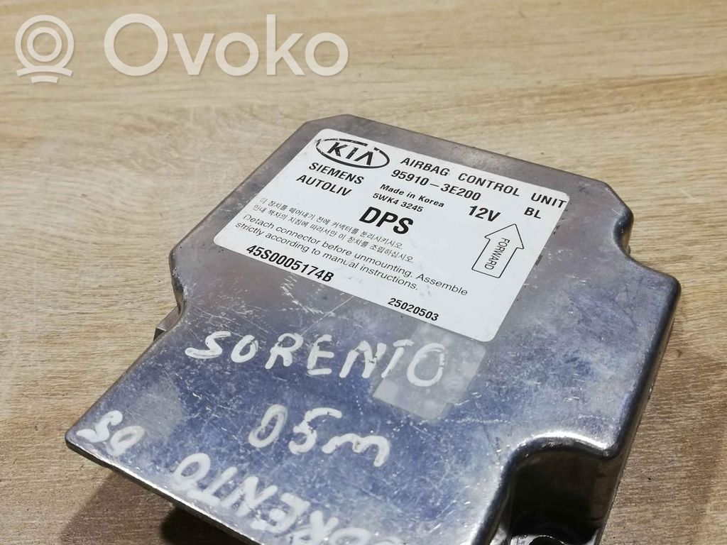 KIA Sorento Unitate/modul de comandă airbaguri 