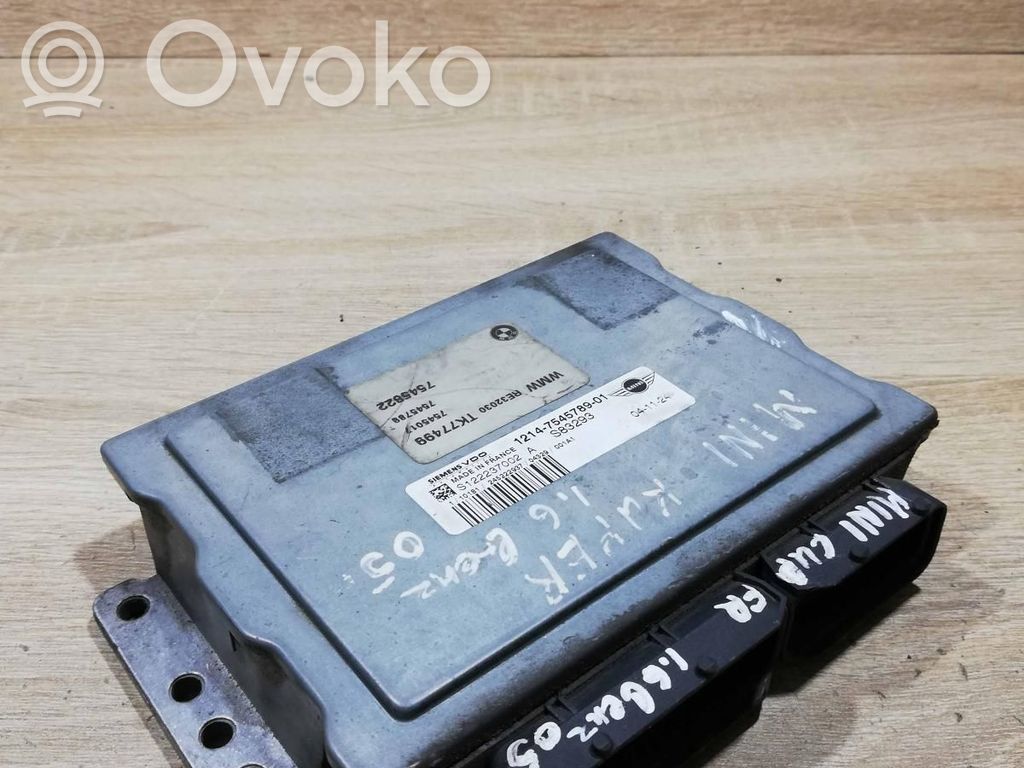 Mini One - Cooper R50 - 53 Komputer / Sterownik ECU silnika 