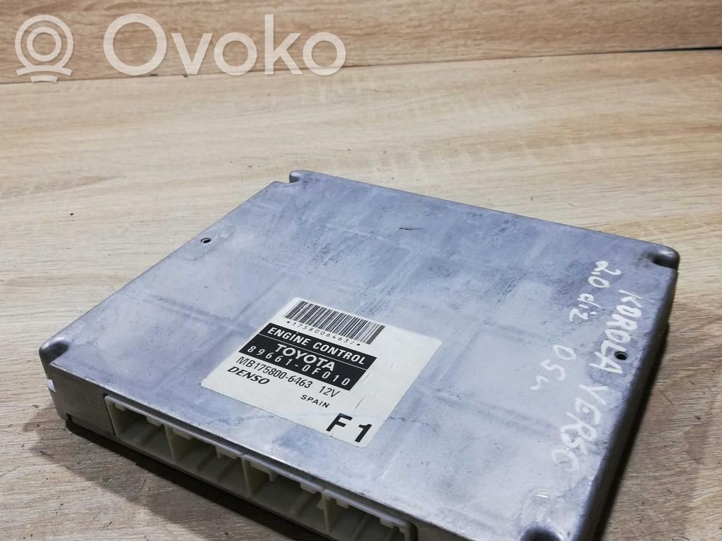 Toyota Corolla Verso AR10 Centralina/modulo motore ECU