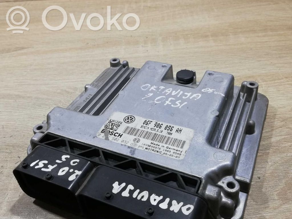 Skoda Octavia Mk2 (1Z) Unité de commande, module ECU de moteur 