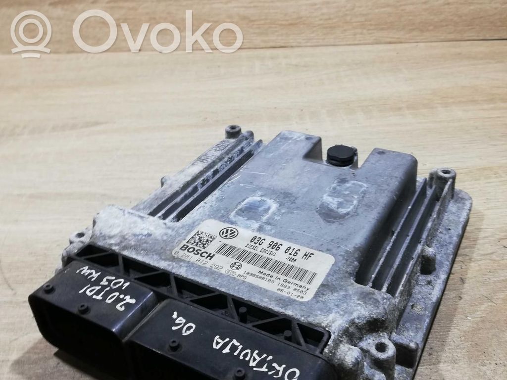 Skoda Octavia Mk2 (1Z) Centralina/modulo motore ECU
