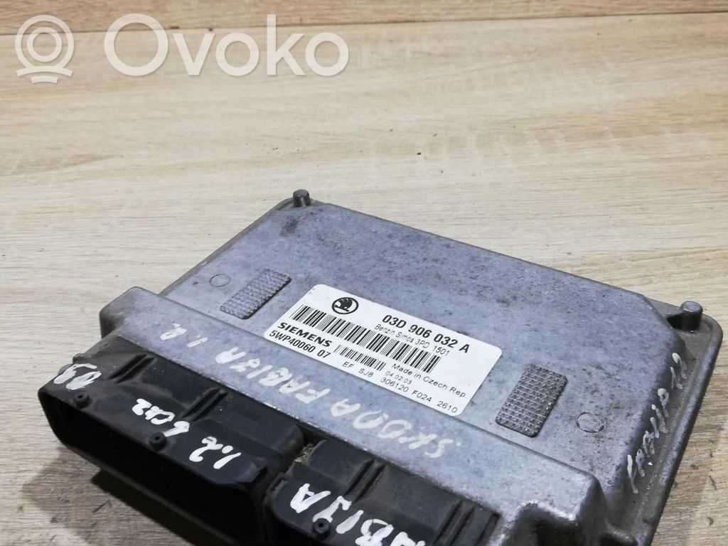 Skoda Fabia Mk1 (6Y) Unitate control motor/modul ECU