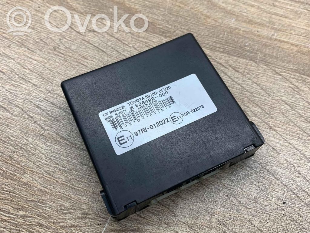 Toyota Corolla Verso AR10 Centralina/modulo immobilizzatore 