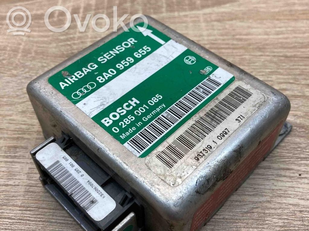 Airbag control unit/module   8A0959655,0285001085