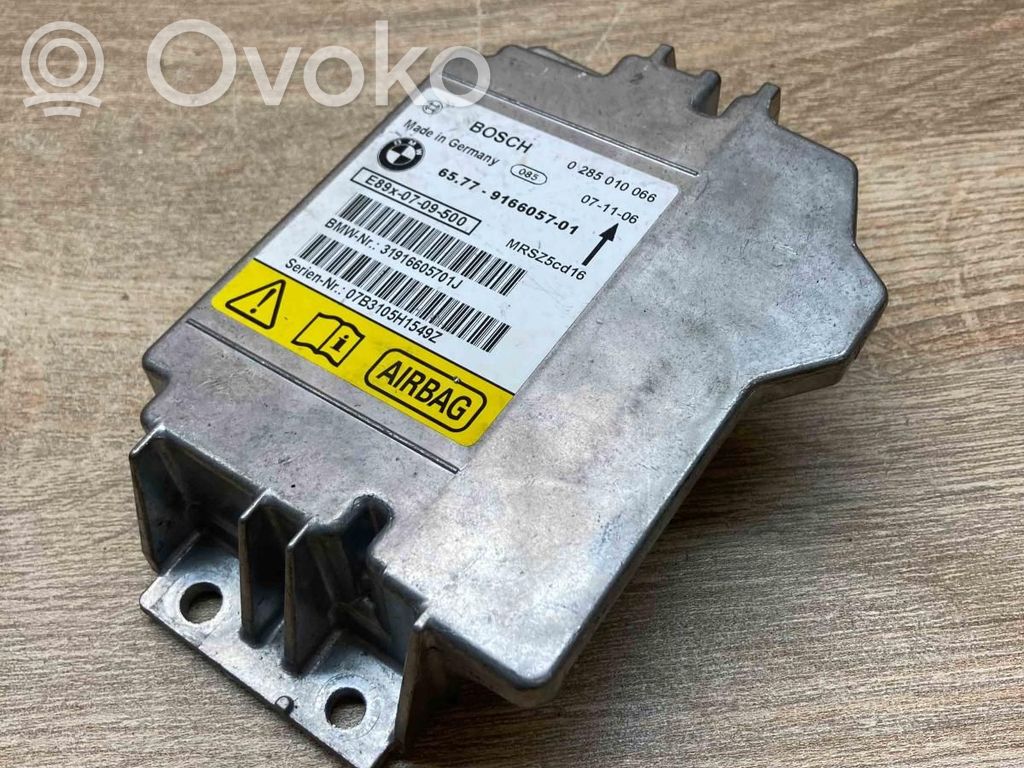 Unidad de control/módulo del Airbag   9166057,0285010066