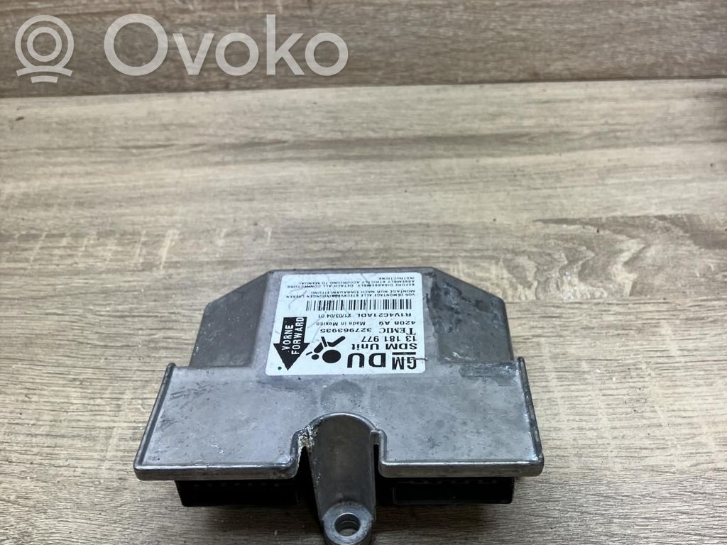 Opel Astra H Unitate/modul de comandă airbaguri 