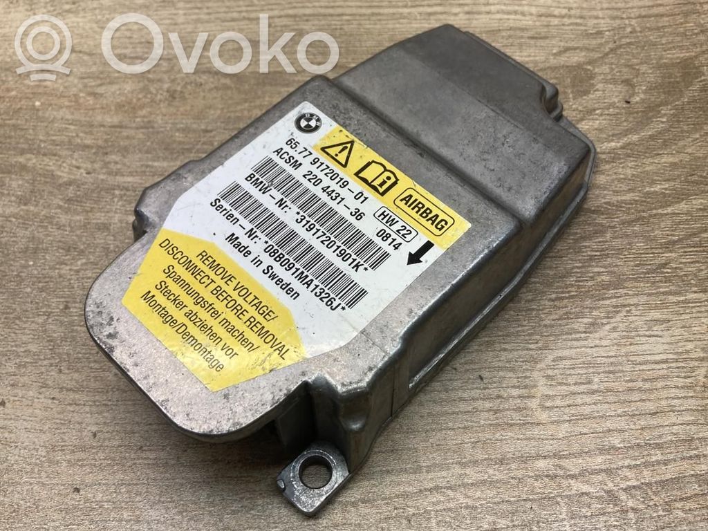 Module de contrôle airbag   9172019,2204431